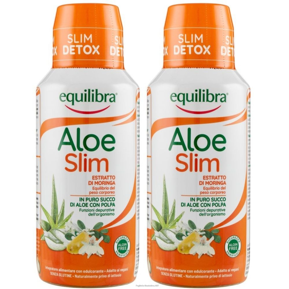 Acquista Online equilibra® slim aloe vera set da 2 2x500 ml soluzione orale e Cerca l'offerta più bassa