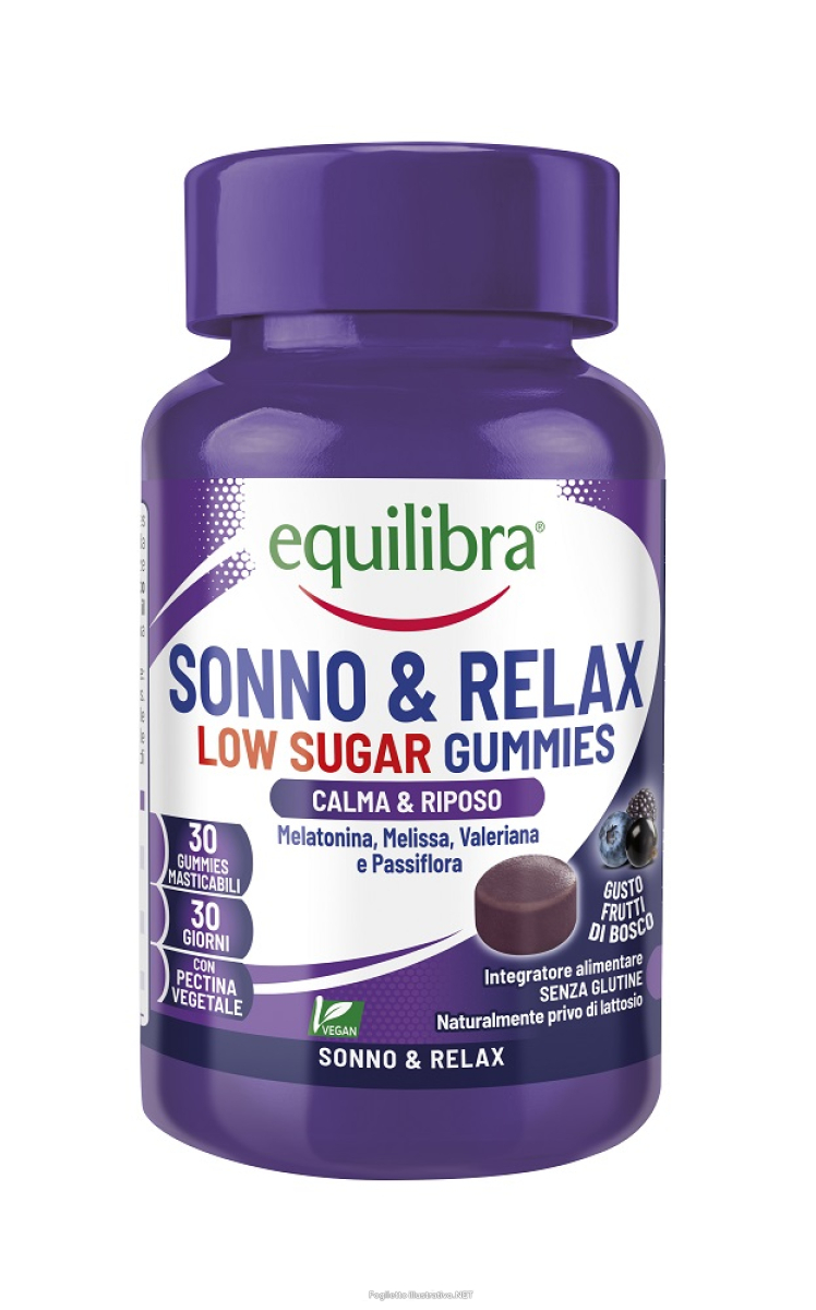 Acquista Online equilibra sonno & relax low sugar calma e riposo 30 gummies gusto frutti di bosco e Cerca l'offerta più bassa