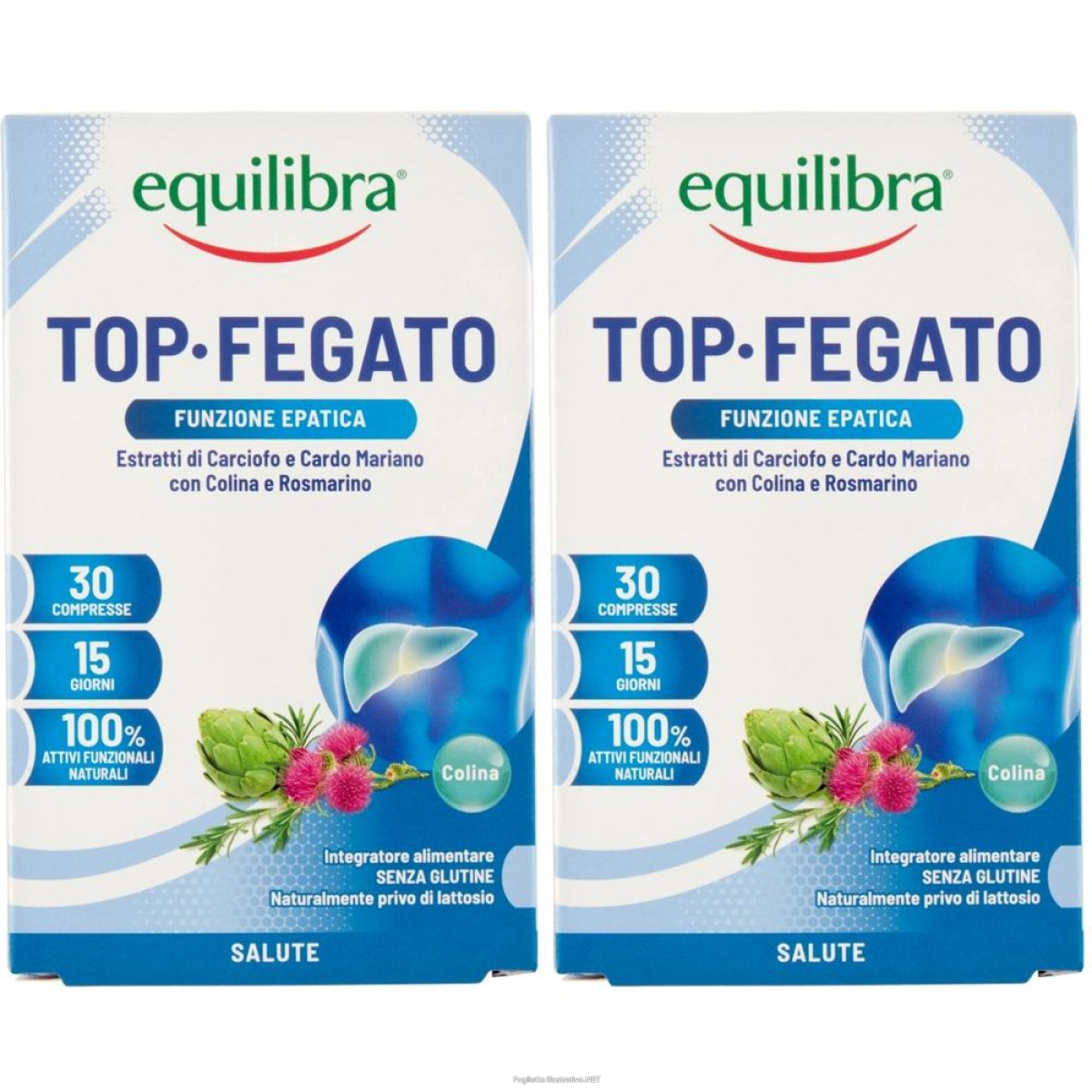 Acquista Online equilibra® top fegato set da 2 2x15,6 g compresse e Cerca l'offerta più bassa
