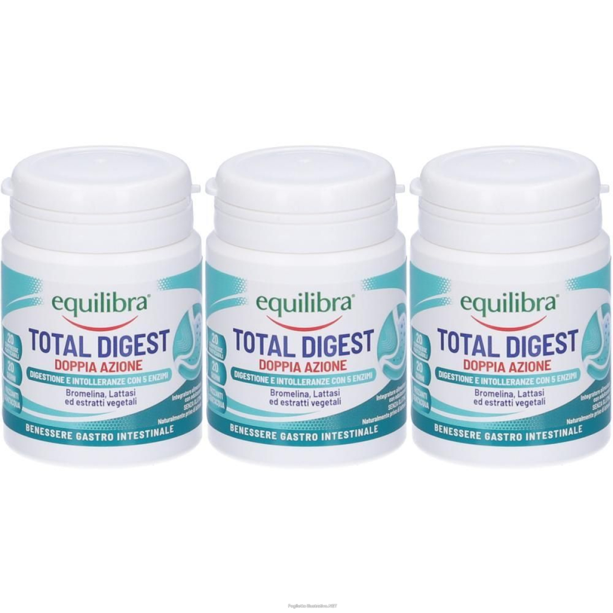 Acquista Online equilibra total digest compresse masticabili 3x20 g e Cerca l'offerta più bassa