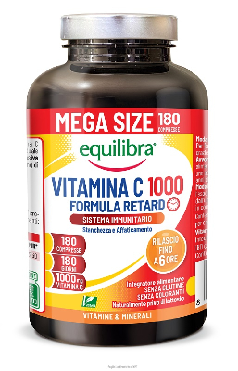 Acquista Online equilibra vitamina c 1000 formula retard integratore per il sistema immunitario 180 compresse e Cerca l'offerta più bassa