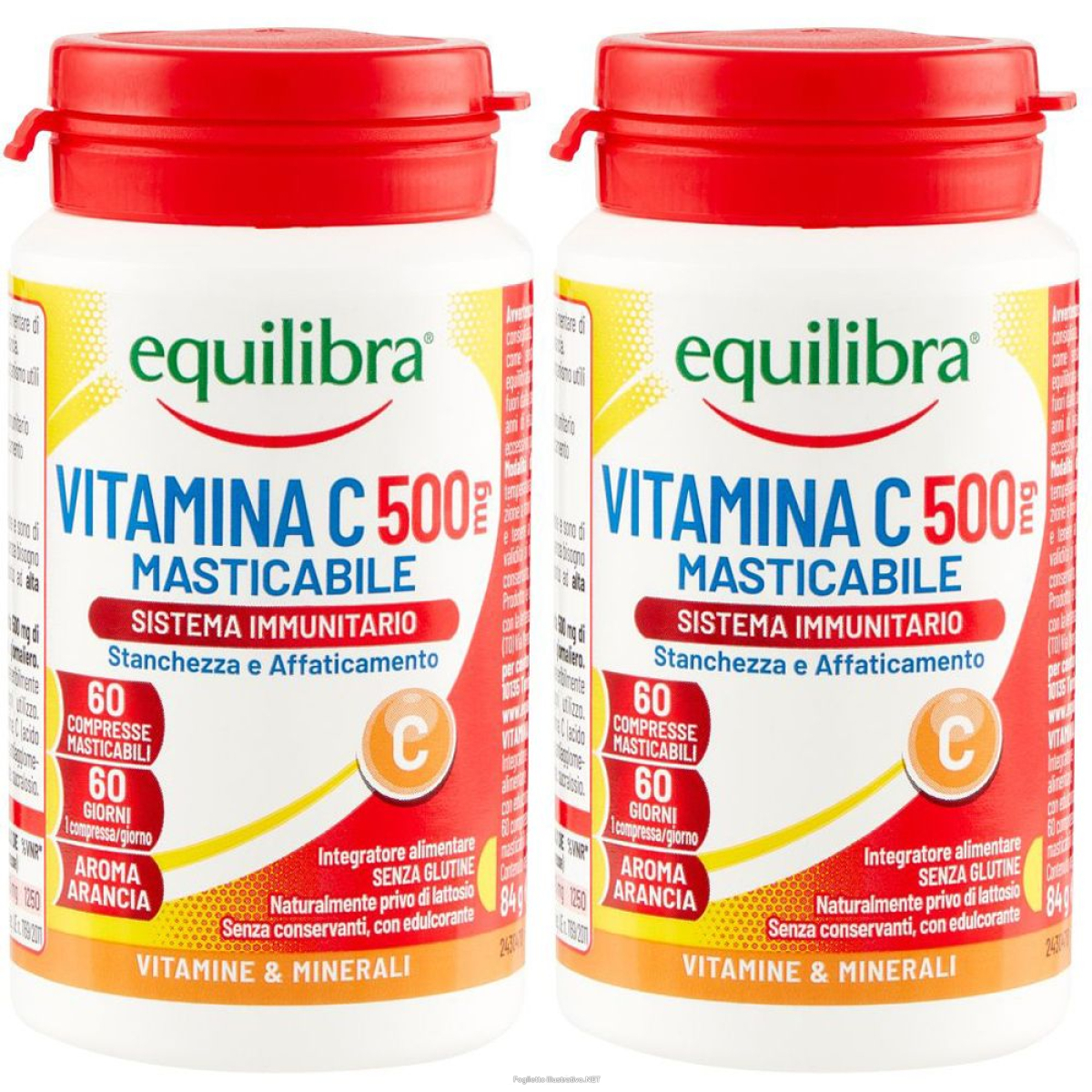 Acquista Online equilibra® vitamina c 500 masticabile set da 2 2x84 g compresse mastic e Cerca l'offerta più bassa