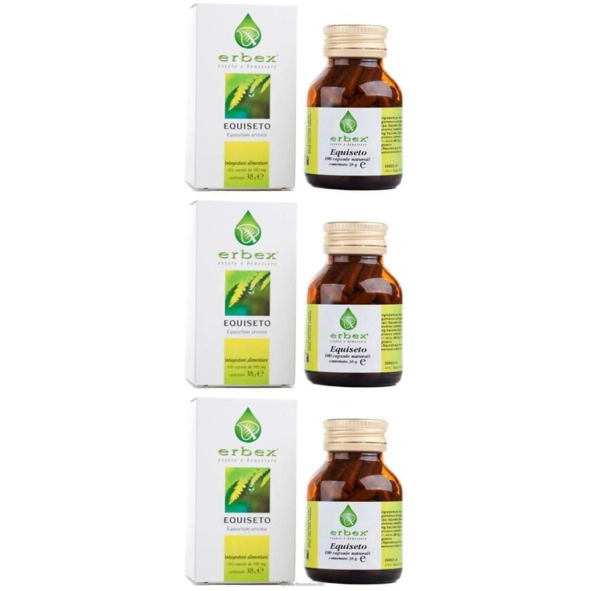 Acquista Online equiseto capsule 3x38 g e Cerca l'offerta più bassa