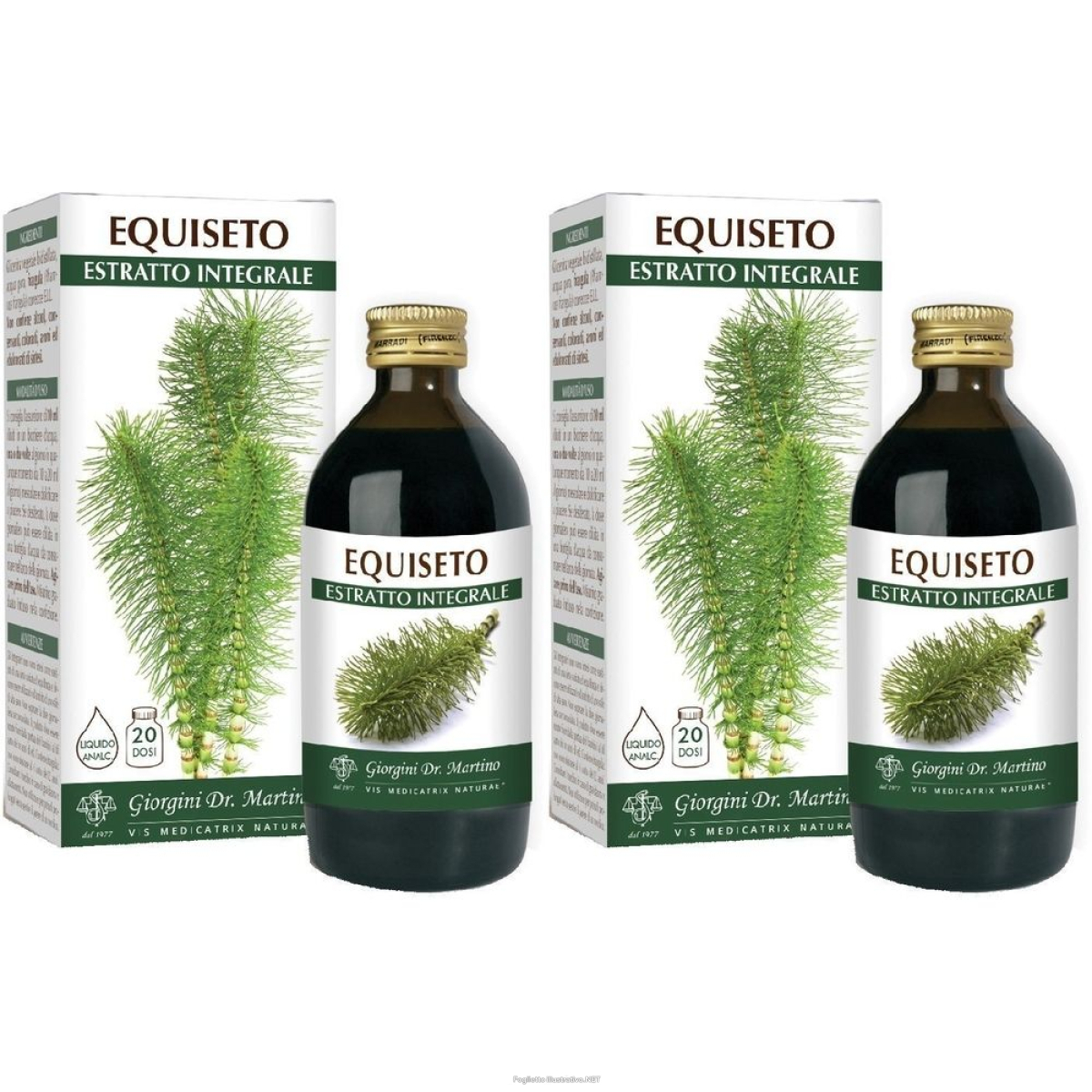 Acquista Online equiseto estratto integrale 200 ml set da 2 2x200 ml soluzione orale e Cerca l'offerta più bassa