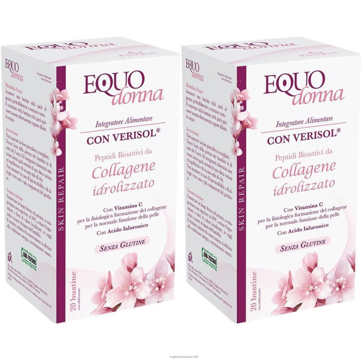 Acquista Online equodonna collagene pelle 20 buste 2x20 pz bustina e Cerca l'offerta più bassa