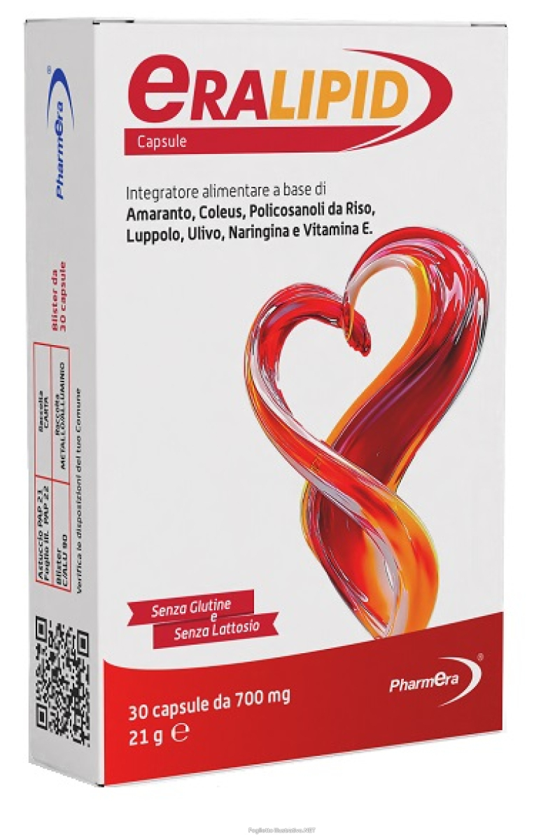 Acquista Online eralipid integratore per il controllo del colesterolo 30 capsule e Cerca l'offerta più bassa