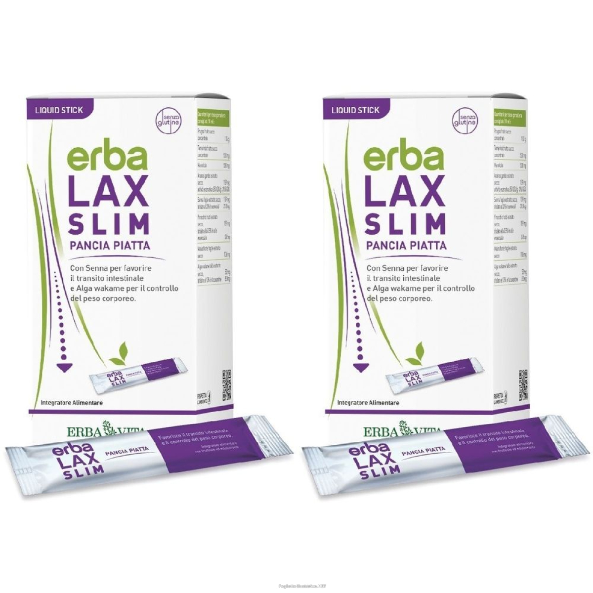 Acquista Online erba lax slim 2x12x10 ml stick e Cerca l'offerta più bassa