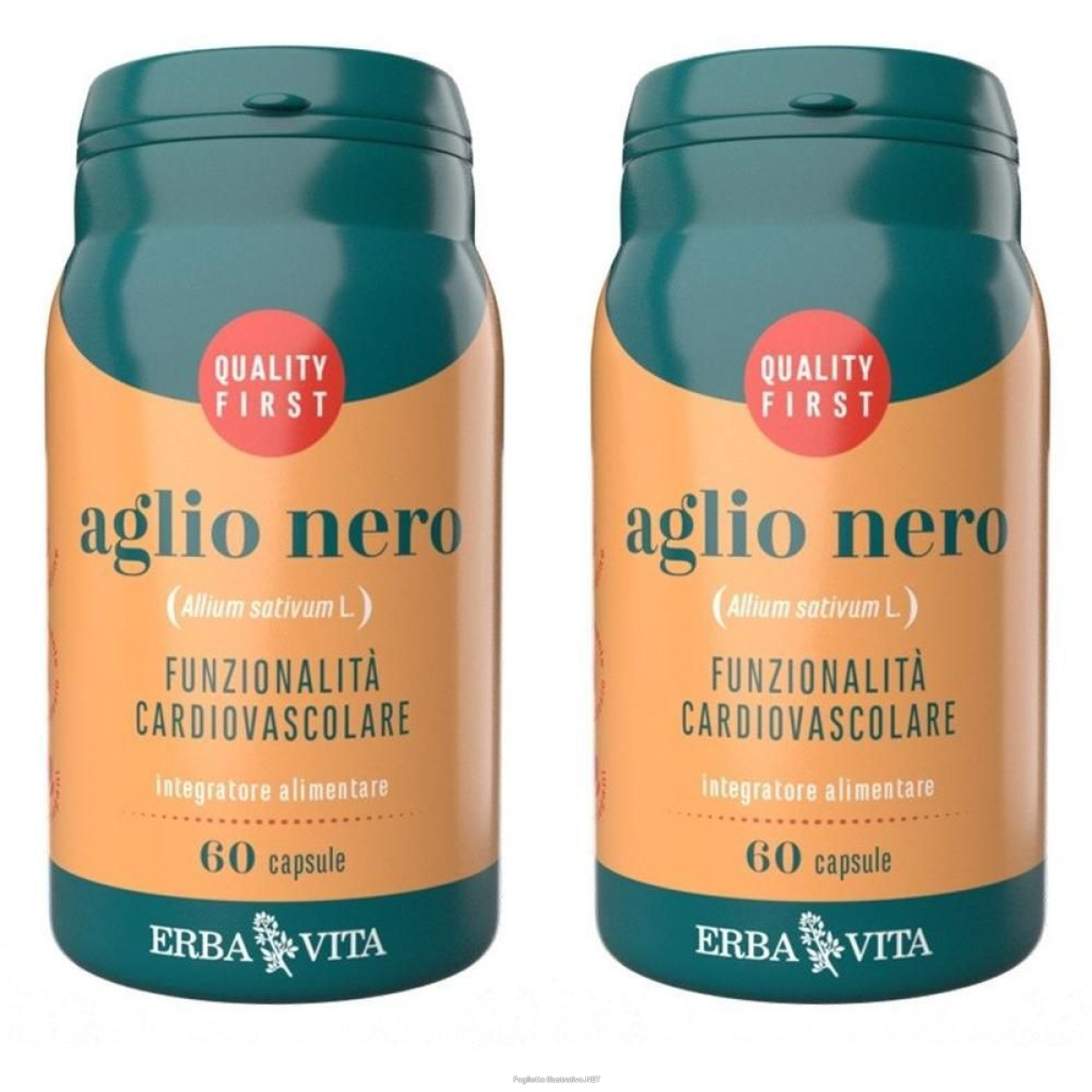 Acquista Online erba vita aglio nero capsule 2x30 g e Cerca l'offerta più bassa