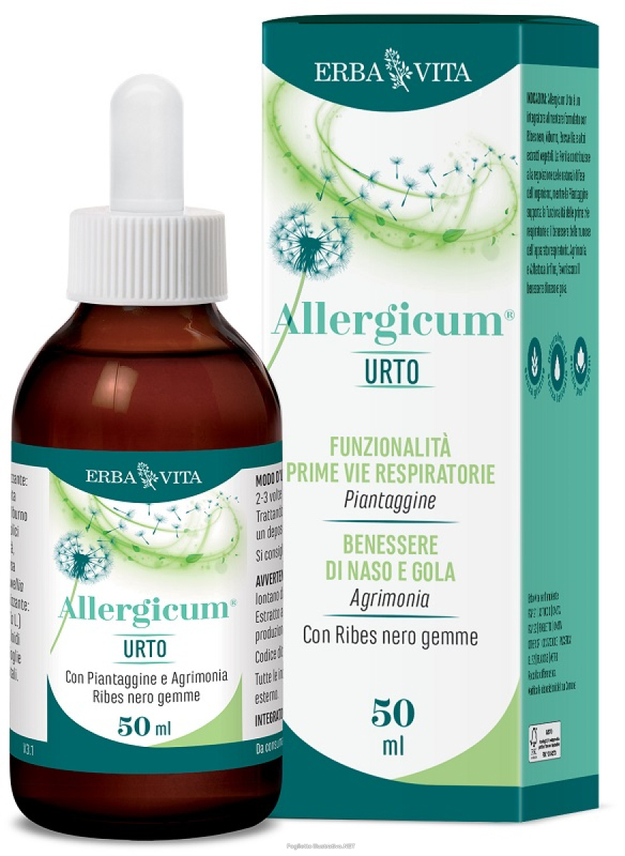 Acquista Online erba vita allergicum urto 50 ml integratore per benessere naso e gola e Cerca l'offerta più bassa