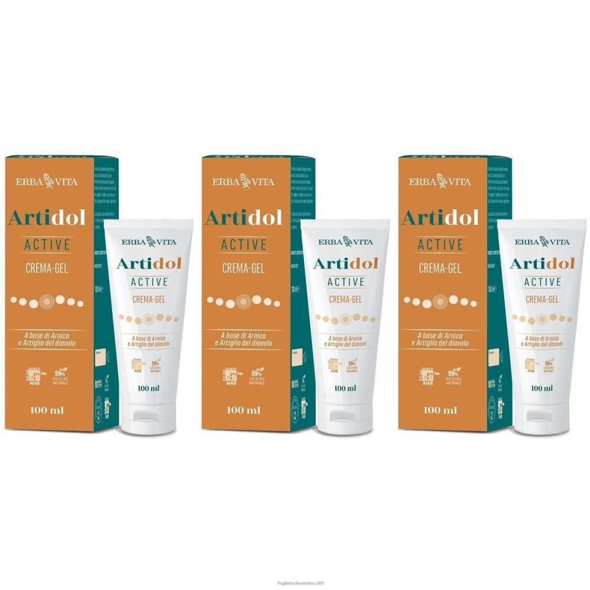 Acquista Online erba vita artidol active crema-gel 3x100 ml e Cerca l'offerta più bassa