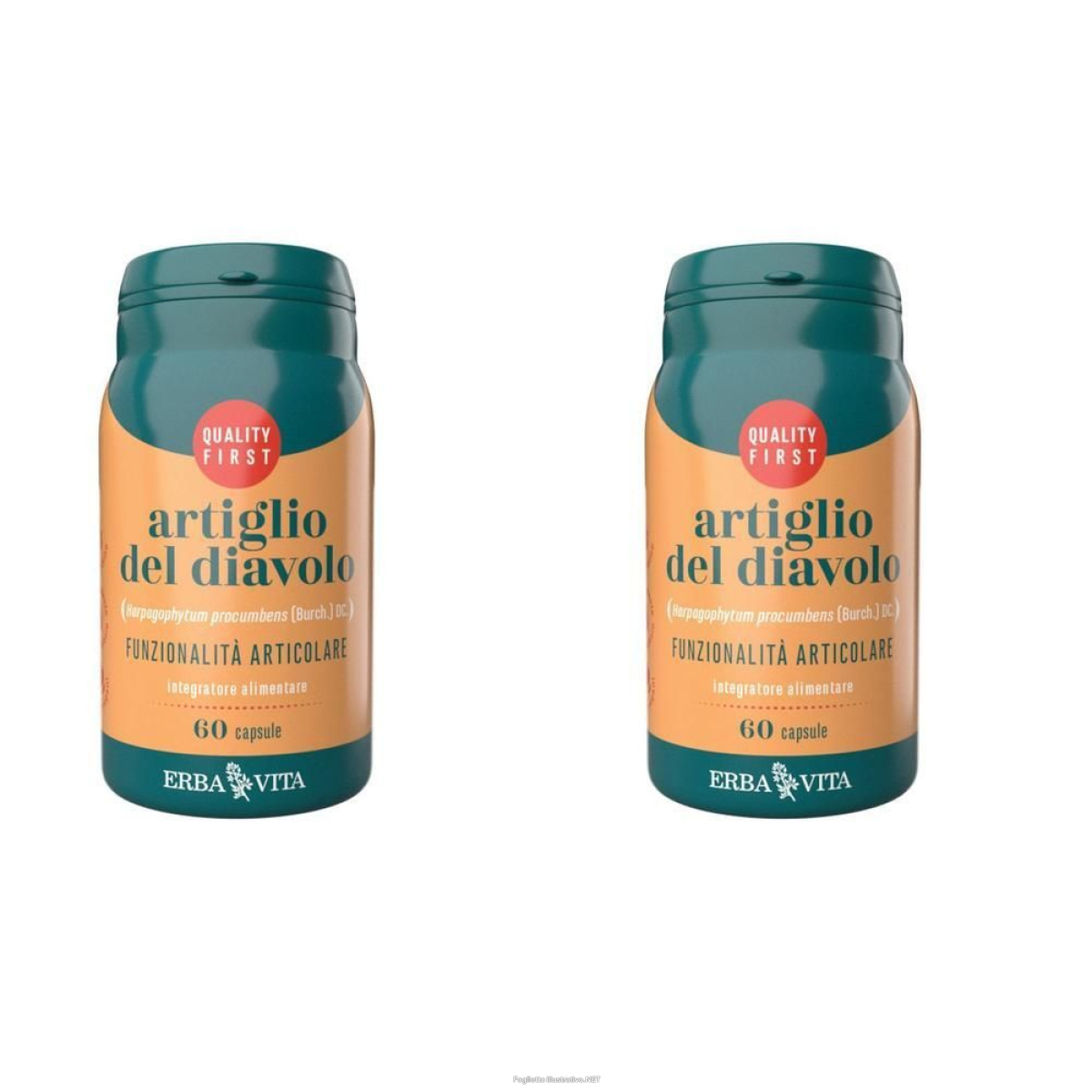 Acquista Online erba vita artiglio del diavolo capsule 2x30 g e Cerca l'offerta più bassa
