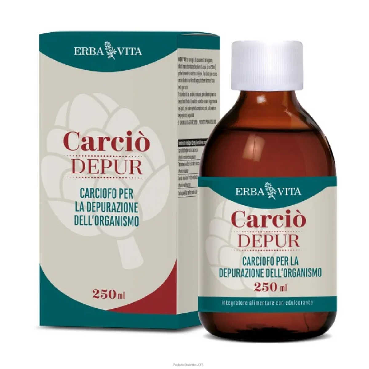 Acquista Online erba vita carciò depur 250?ml integratore depurativo naturale a base di carciofo e Cerca l'offerta più bassa