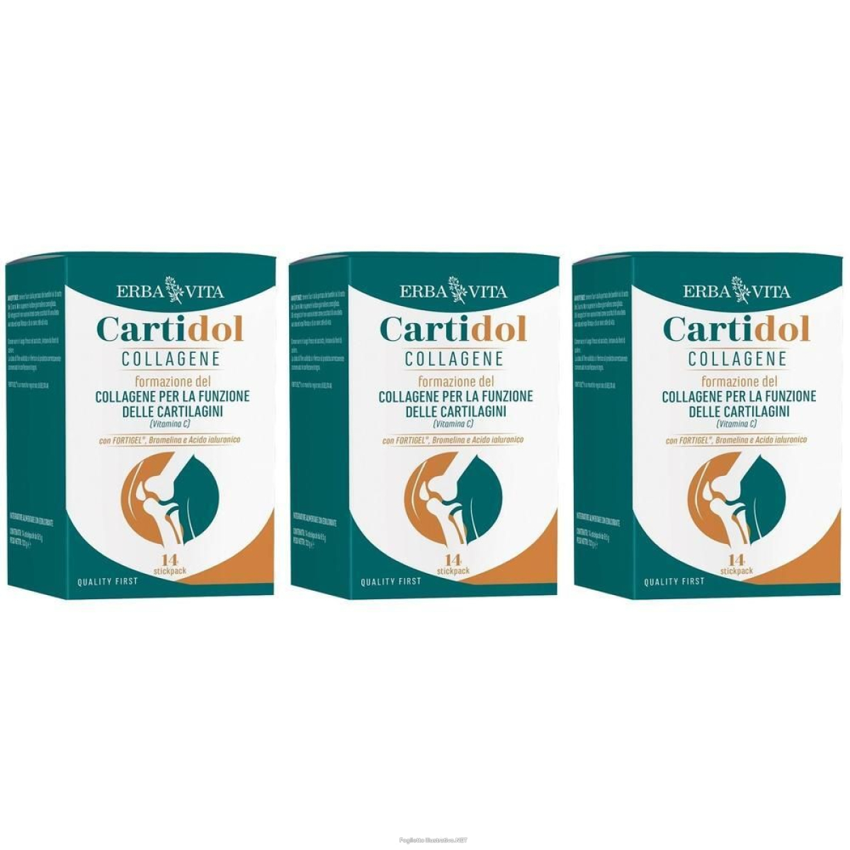 Acquista Online erba vita cartidol collagene bustine 3x133 g polvere per soluzione ora e Cerca l'offerta più bassa