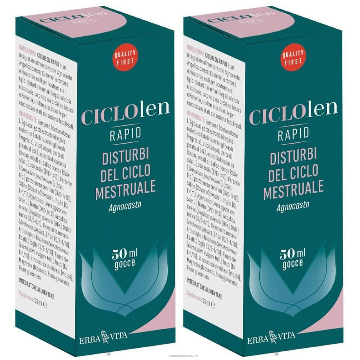 Acquista Online erba vita ciclolen rapid gocce 2x50 ml orali e Cerca l'offerta più bassa