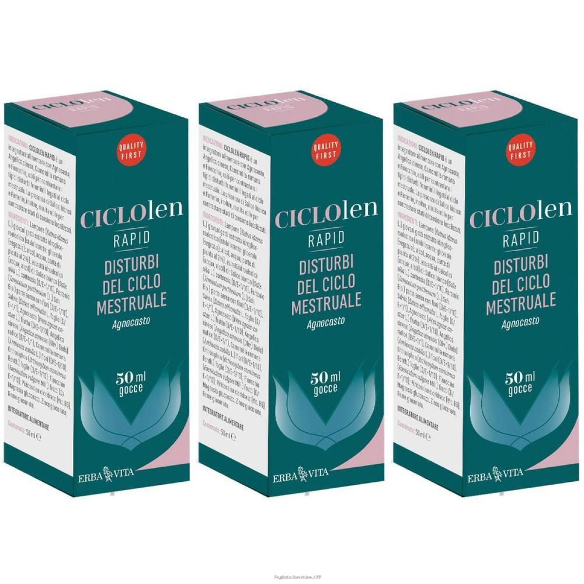 Acquista Online erba vita ciclolen rapid gocce 3x50 ml orali e Cerca l'offerta più bassa
