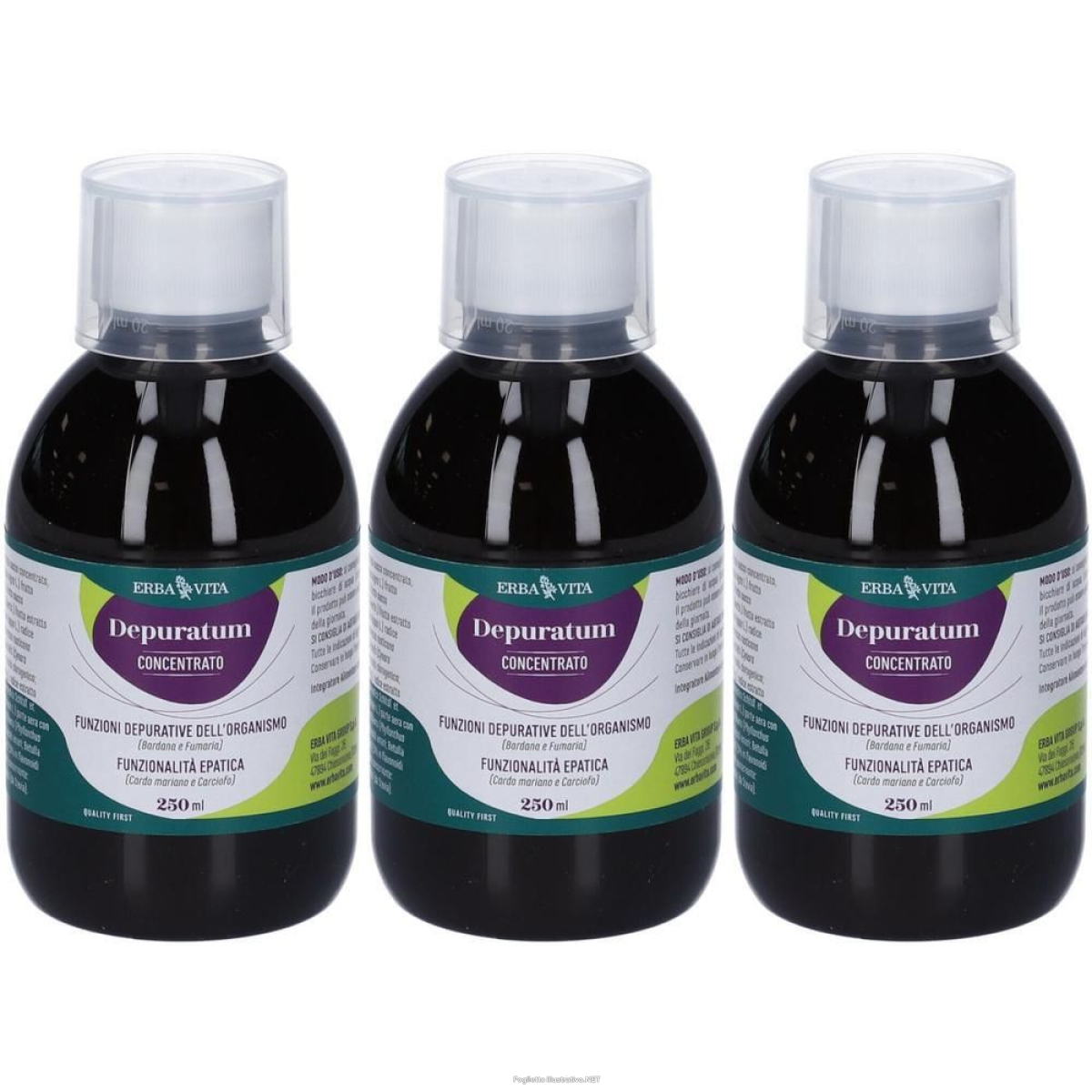 Acquista Online erba vita depuratum concentrato soluzione orale 3x250 ml ora e Cerca l'offerta più bassa