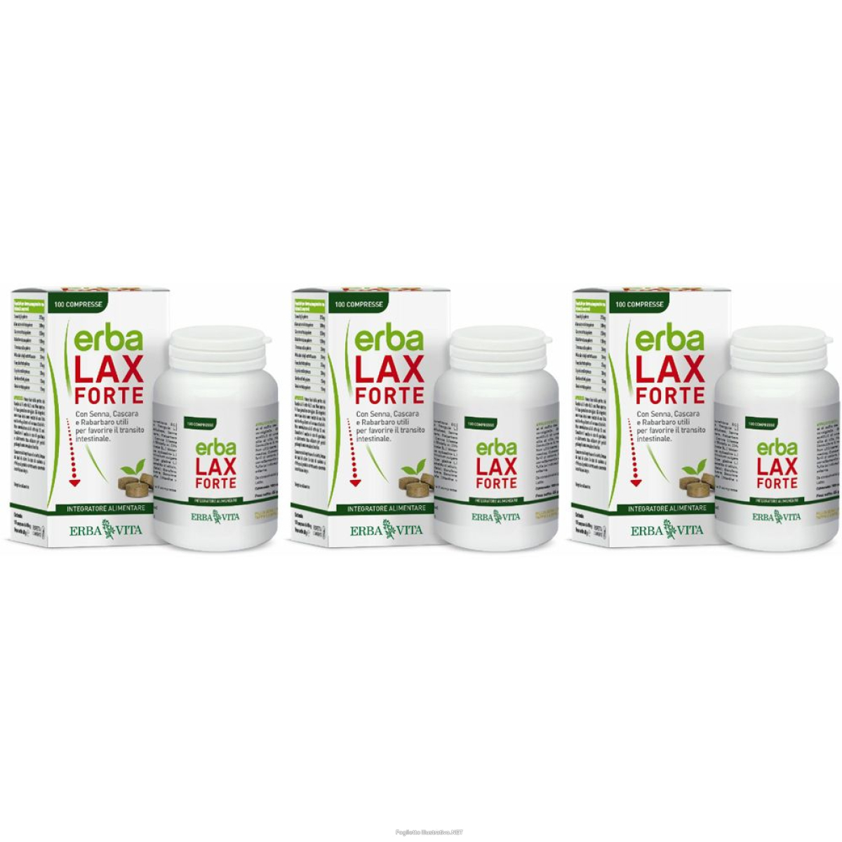 Acquista Online erba vita erbalax forte compresse set da 3 3x45 g e Cerca l'offerta più bassa