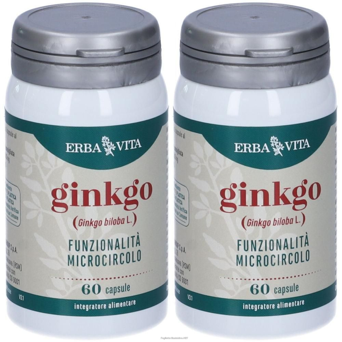 Acquista Online erba vita ginkgo 2x30 g capsule e Cerca l'offerta più bassa