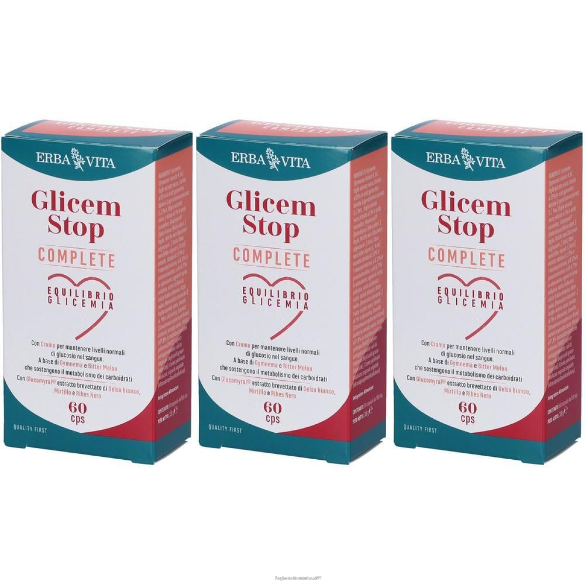 Acquista Online erba vita glicem stop capsule 3x33 g e Cerca l'offerta più bassa