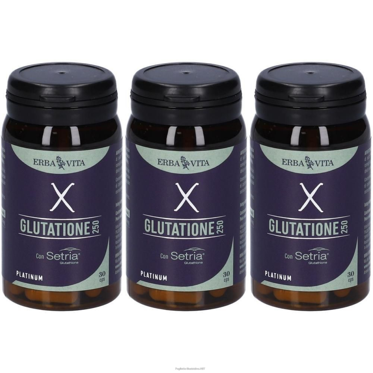 Acquista Online erba vita glutatione 250 in capsule 3x15 g e Cerca l'offerta più bassa
