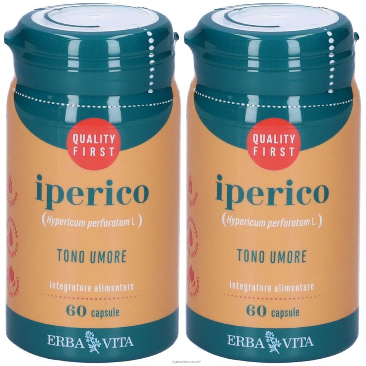 Acquista Online erba vita iperico 2x60 pz capsule e Cerca l'offerta più bassa