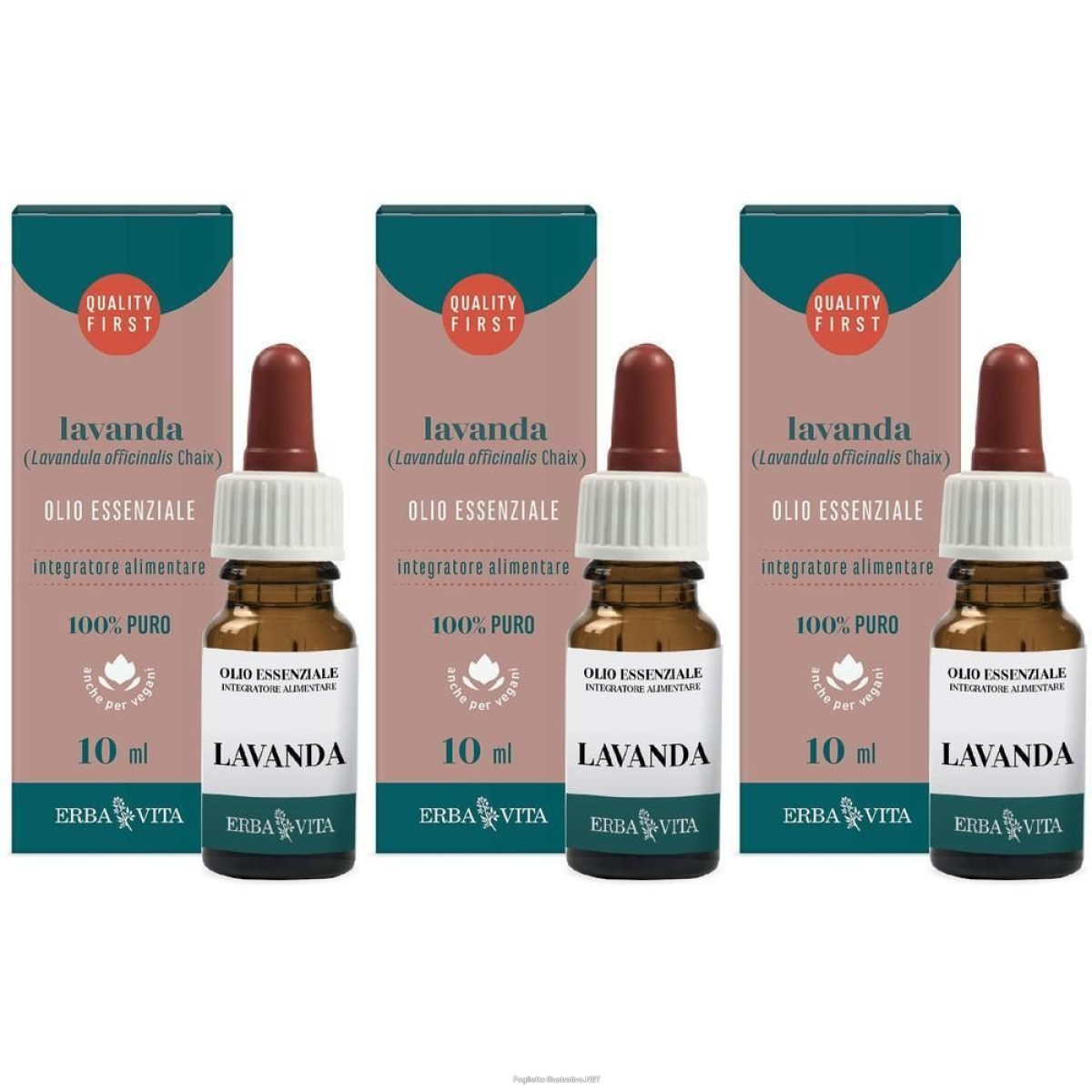 Acquista Online erba vita lavanda olio essenziale 3x10 ml e Cerca l'offerta più bassa