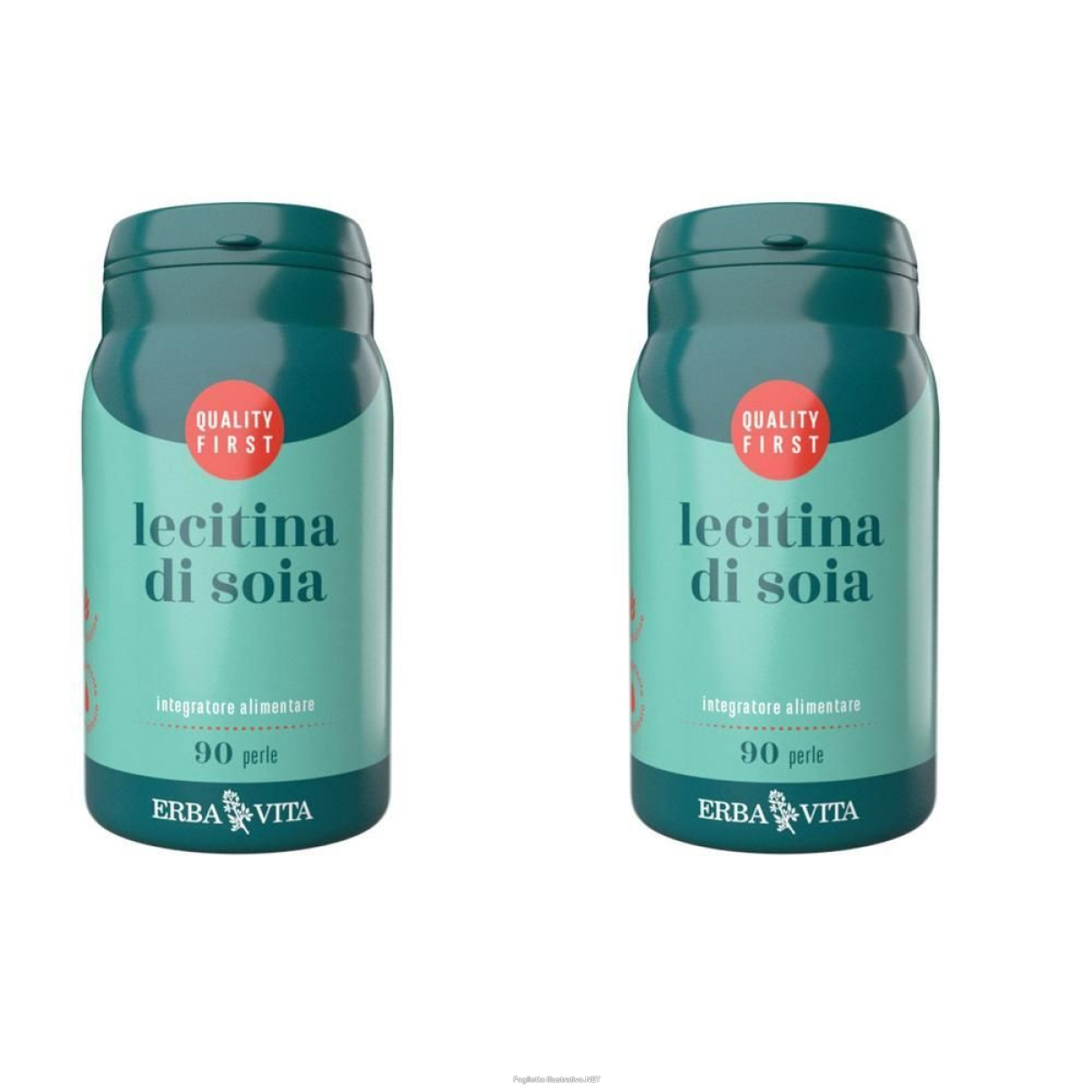 Acquista Online erba vita lecitina di soia perle 2x72 g e Cerca l'offerta più bassa