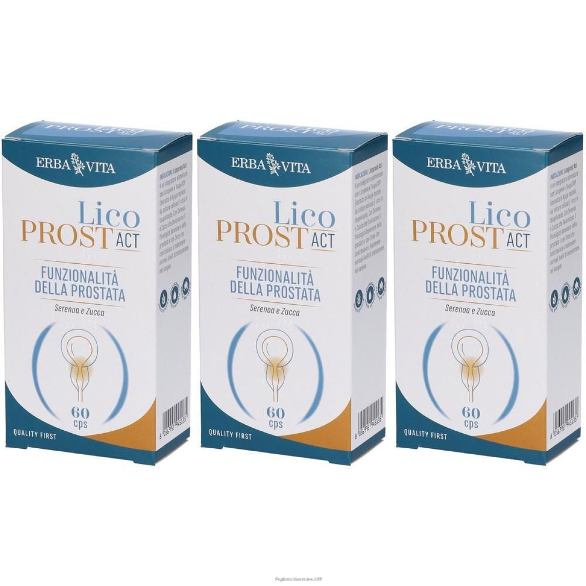 Acquista Online erba vita licoprost funzionalità della prostata capsule 3x30 g e Cerca l'offerta più bassa
