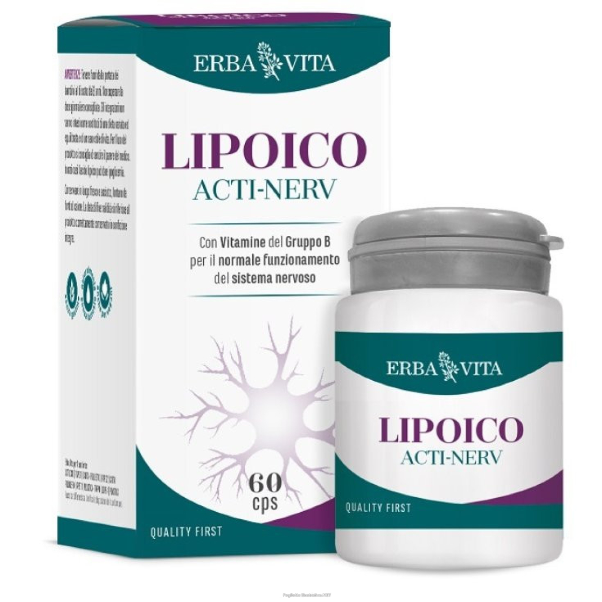 Acquista Online erba vita lipoico acti nerv integratore per il sistema nervoso e Cerca l'offerta più bassa