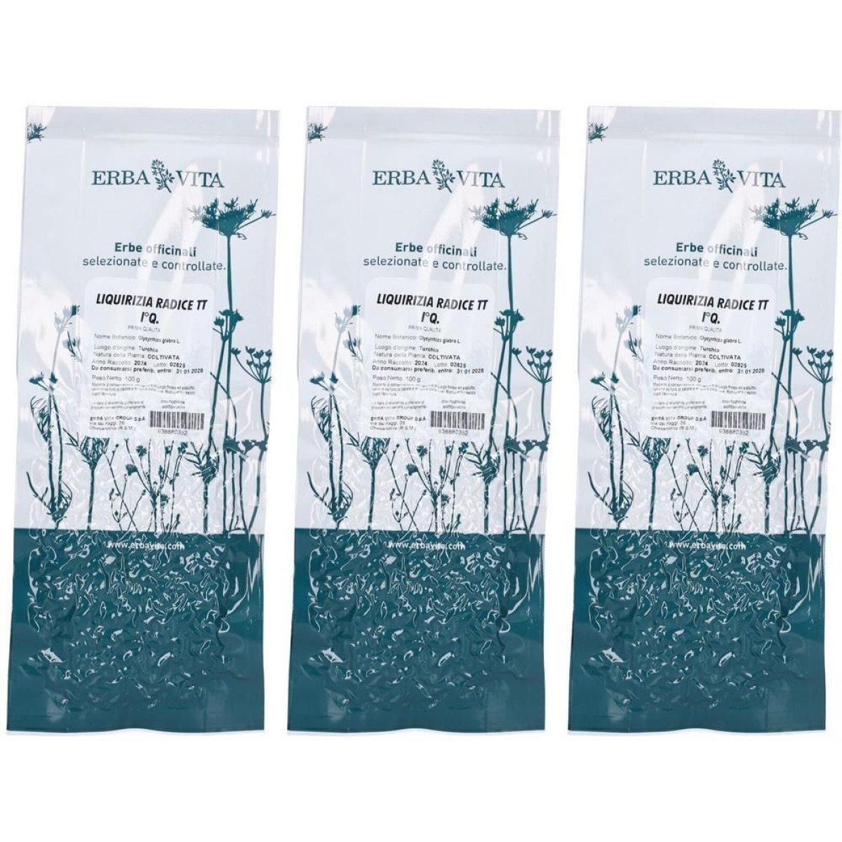 Acquista Online Erba vita liquirizia radice taglio tisana prima qualità 3x100 g tè e Cerca l'offerta più bassa