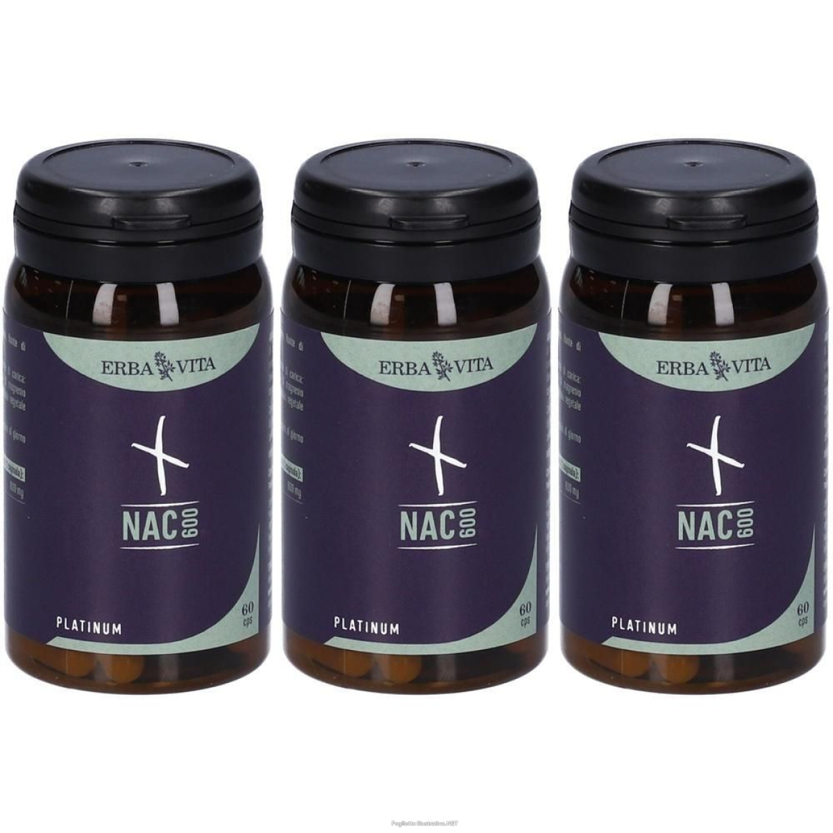 Acquista Online erba vita nac 600 3x43,2 g capsule e Cerca l'offerta più bassa