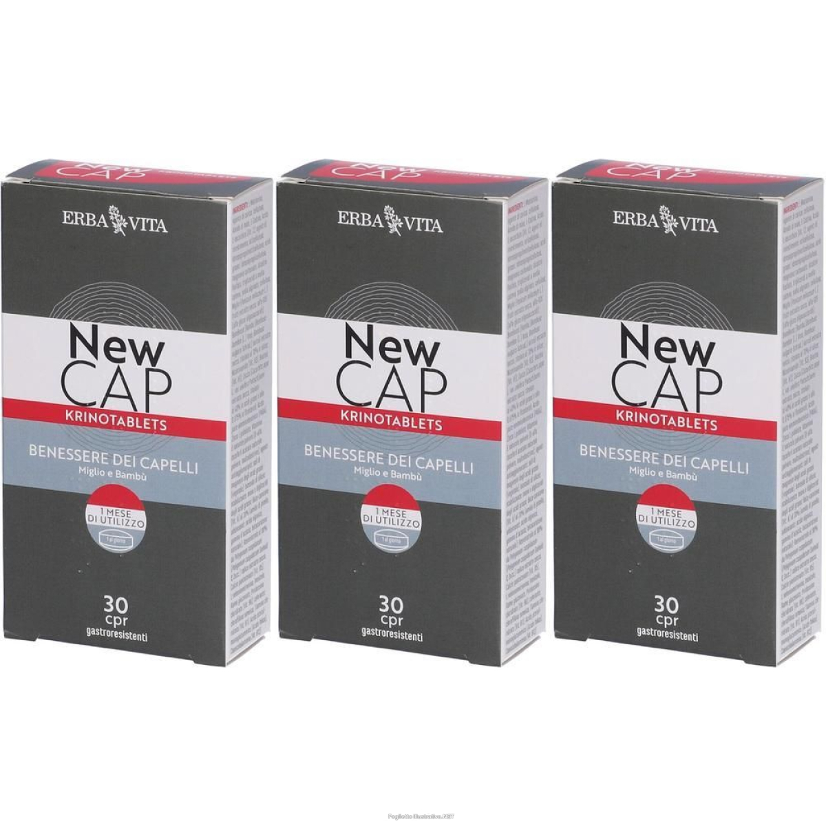 Acquista Online Erba Vita New Cap Benessere dei Capelli Compresse 3x36 g e Cerca l'offerta più bassa