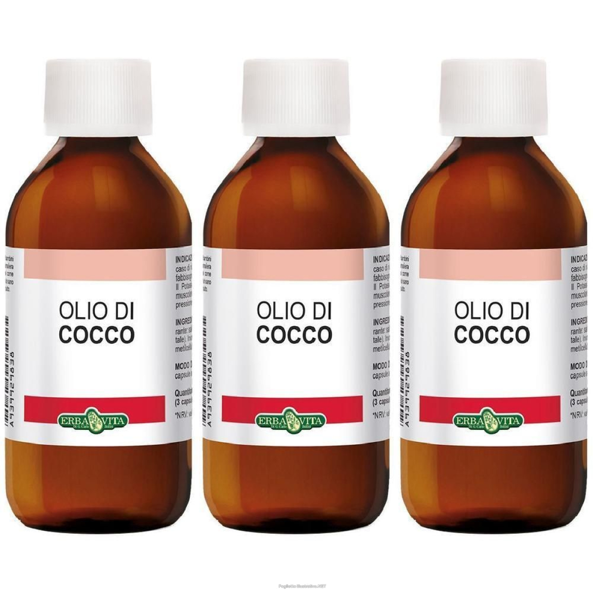 Acquista Online erba vita olio di cocco 3x100 ml e Cerca l'offerta più bassa