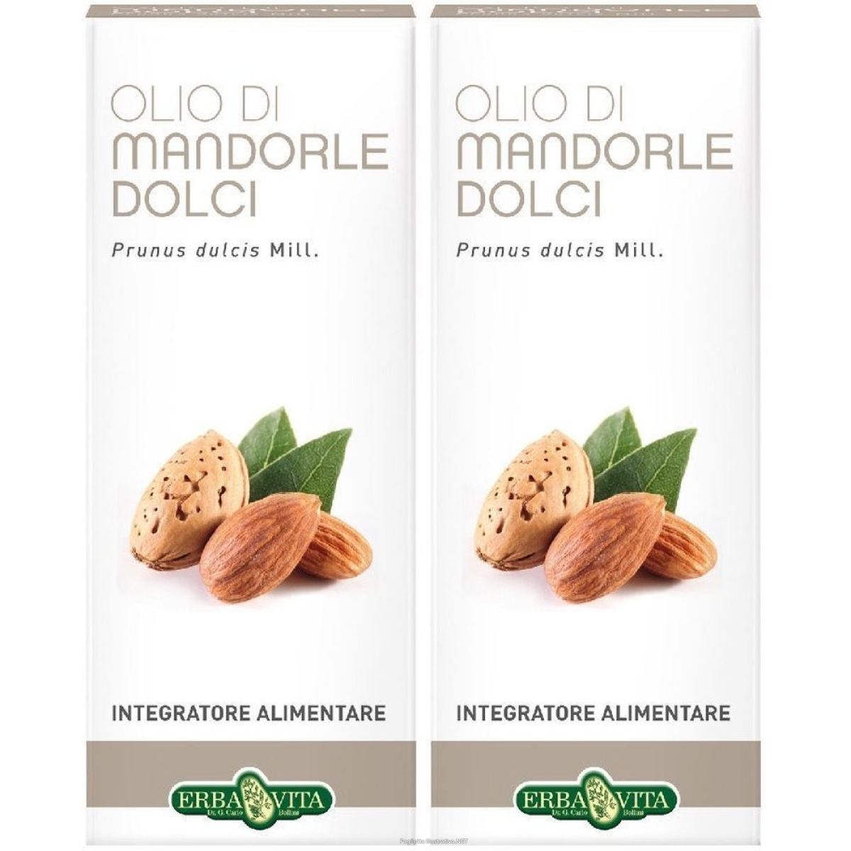 Acquista Online erba vita olio di mandorle dolci set da 2 2x200 ml e Cerca l'offerta più bassa