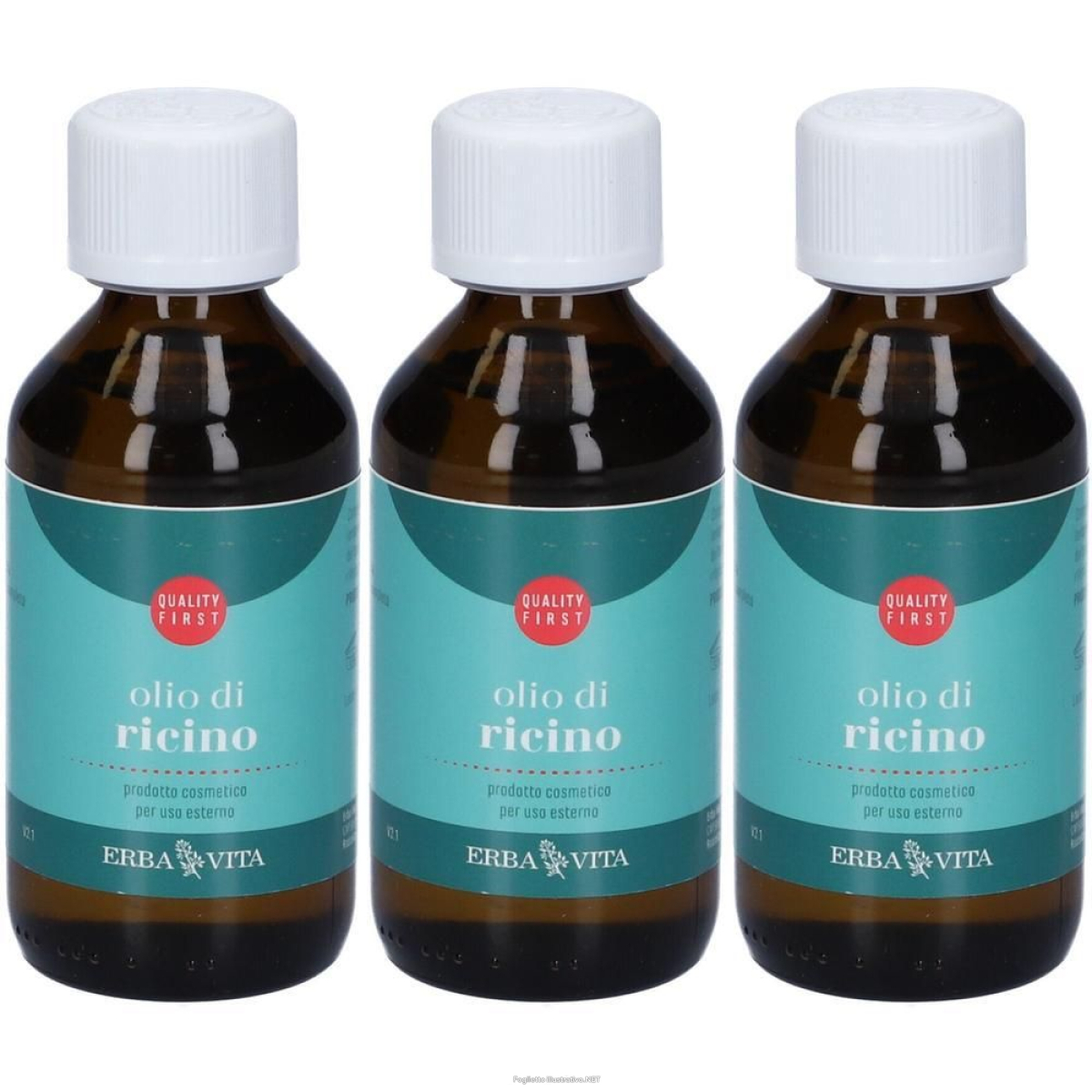 Acquista Online erba vita olio di ricino 3x100 ml e Cerca l'offerta più bassa