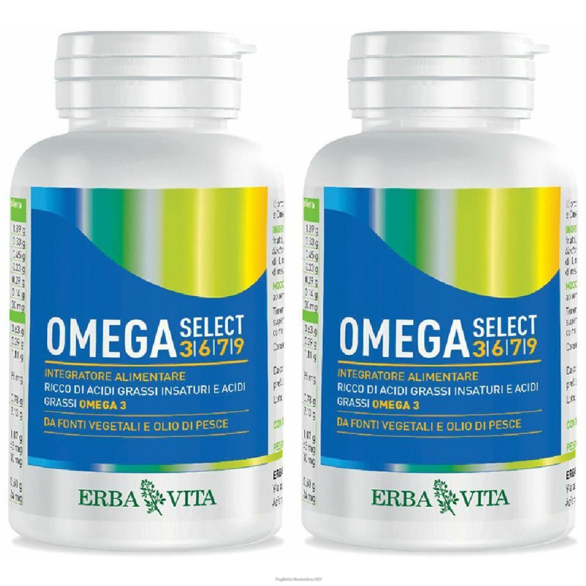 Acquista Online erba vita omega select 3,6,7,9 set da 2 2x182,4 g perle e Cerca l'offerta più bassa
