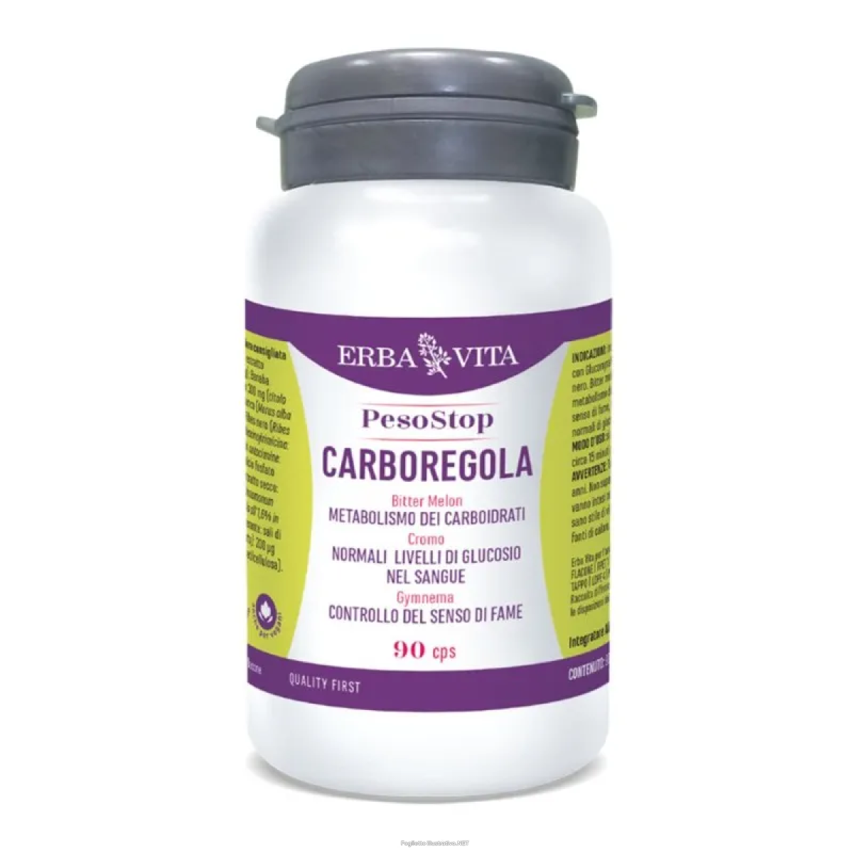 Acquista Online erba vita peso stop carboregola - integratore per il metabolismo dei carboidrati, 90 capsule e Cerca l'offerta più bassa