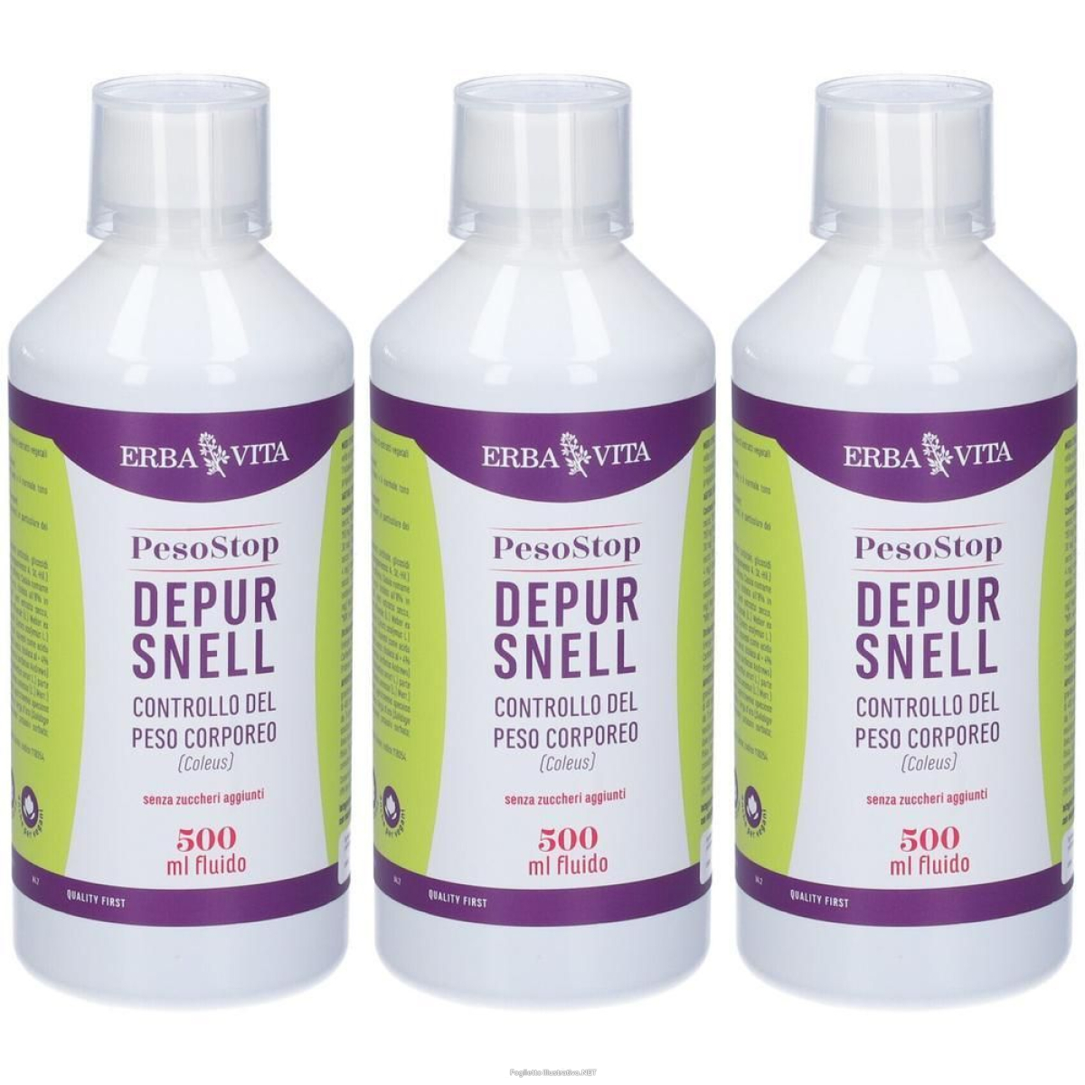 Acquista Online erba vita peso stop depur snell 3x500 ml soluzione orale e Cerca l'offerta più bassa