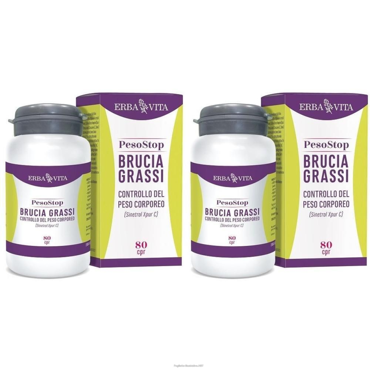 Acquista Online erba vita pesostop brucia grassi compresse 2x80 g e Cerca l'offerta più bassa
