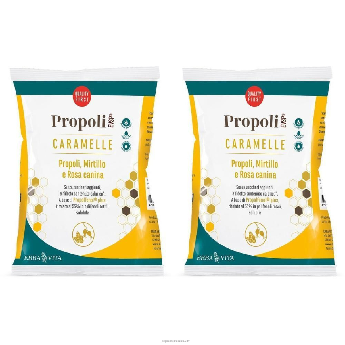 Acquista Online erba vita propoli evsp® 2x65 g caramelle e Cerca l'offerta più bassa