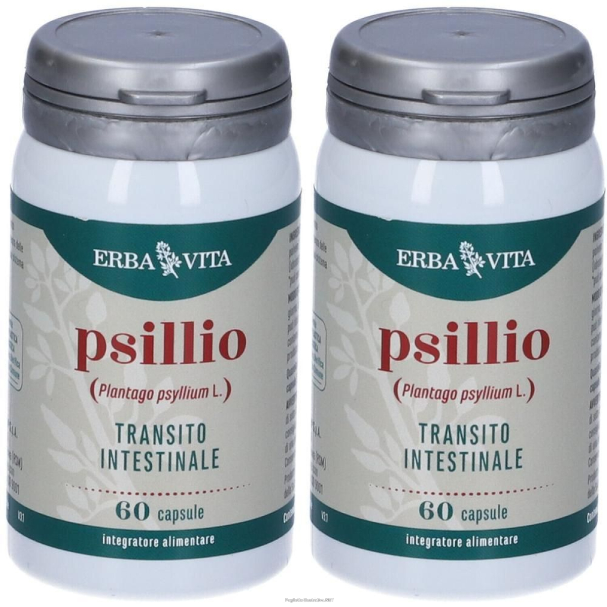 Acquista Online erba vita psillio capsule 2x60 pz e Cerca l'offerta più bassa