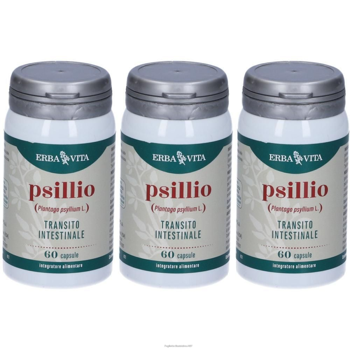 Acquista Online erba vita psillio capsule 3x60 pz e Cerca l'offerta più bassa