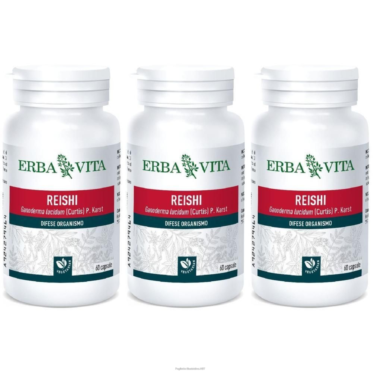 Acquista Online erba vita reishi monoplanta in capsule 3x60 pz e Cerca l'offerta più bassa