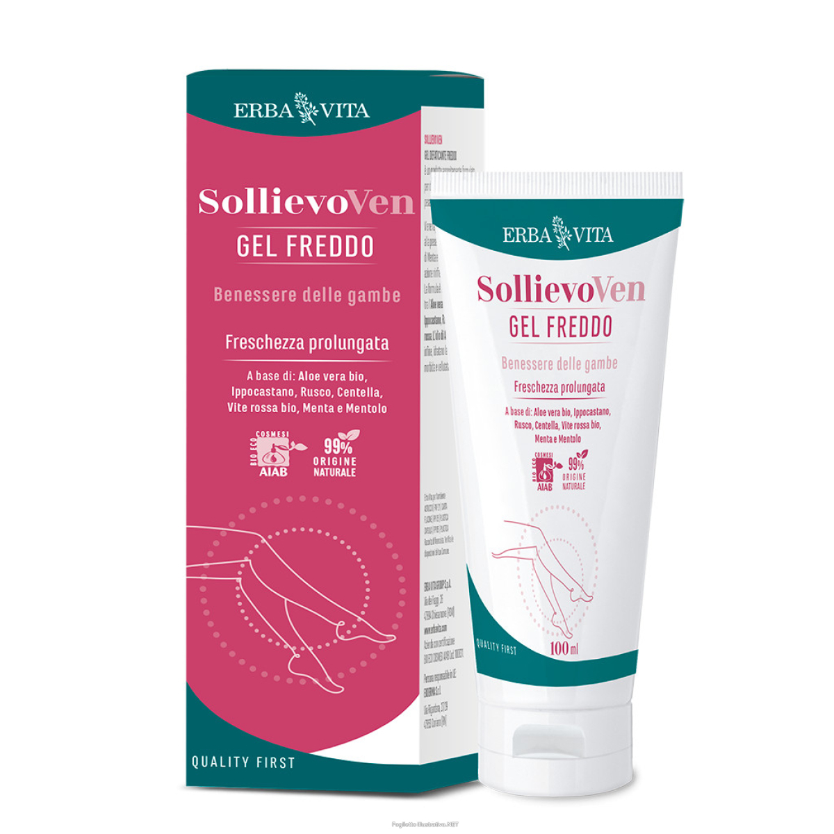 Acquista Online erba vita sollievo ven - gel freddo benessere gambe freschezza prolungata 100 ml e Cerca l'offerta più bassa