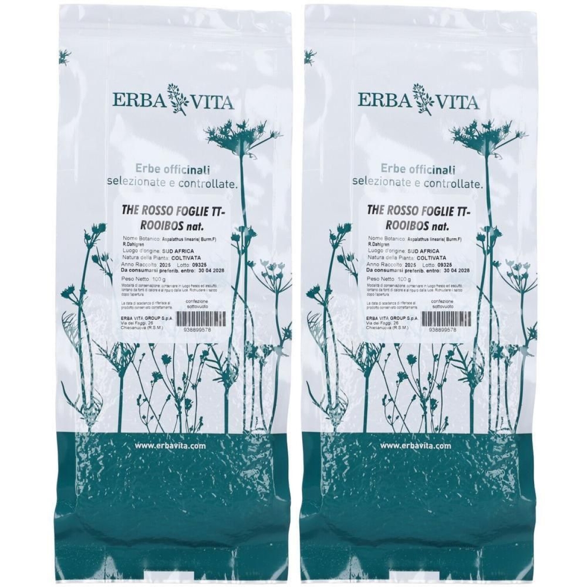 Acquista Online Erba vita the rosso taglio tisana foglie 2x100 g tè e Cerca l'offerta più bassa