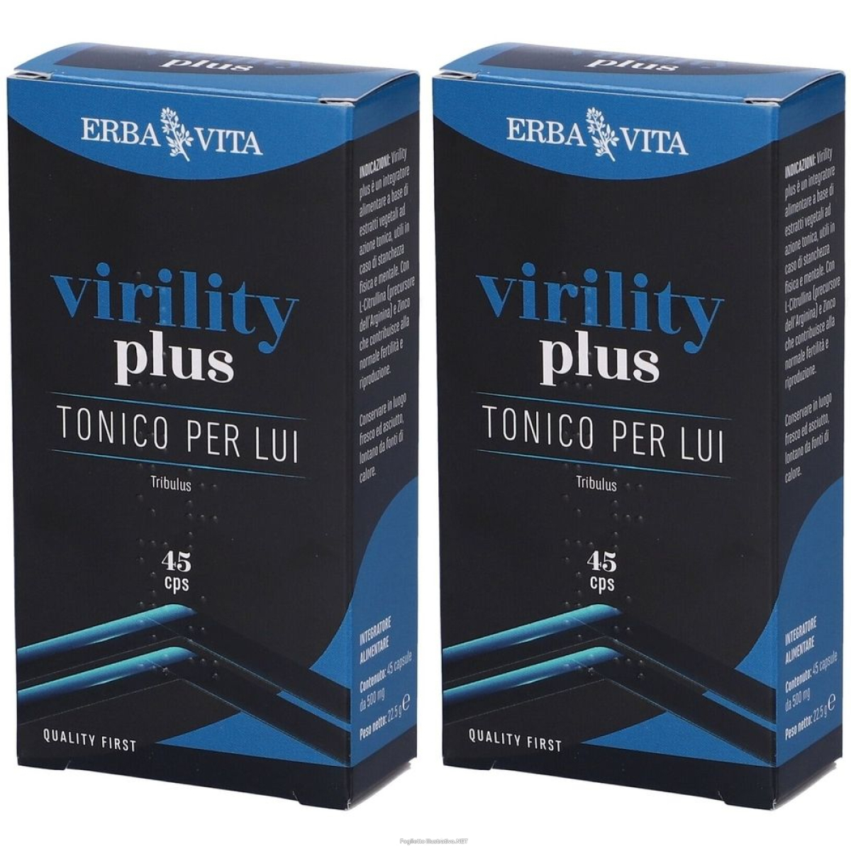 Acquista Online erba vita virility plus tonico per lui capsule set da 2 g e Cerca l'offerta più bassa