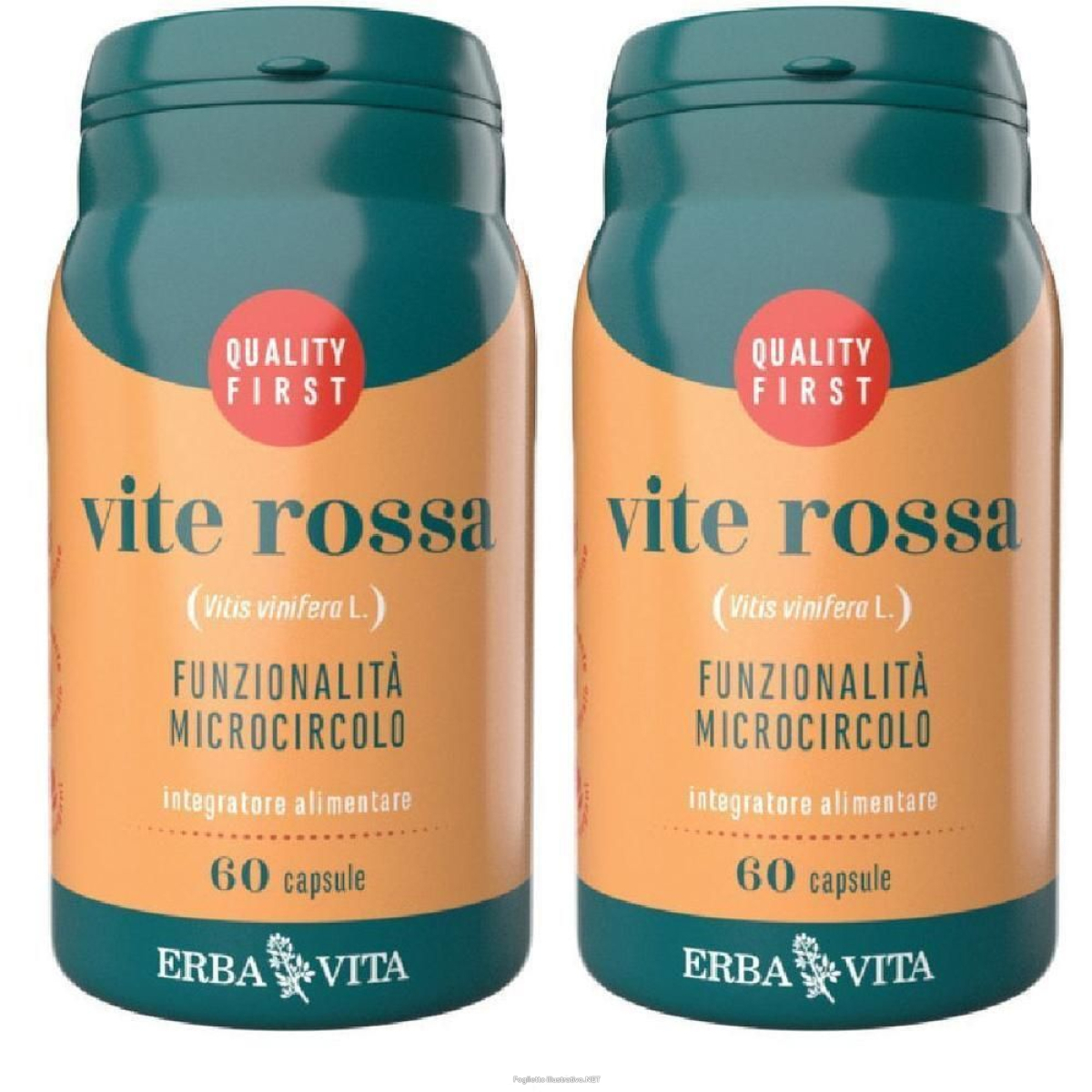 Acquista Online erba vita vite rossa 2x30 g capsule e Cerca l'offerta più bassa