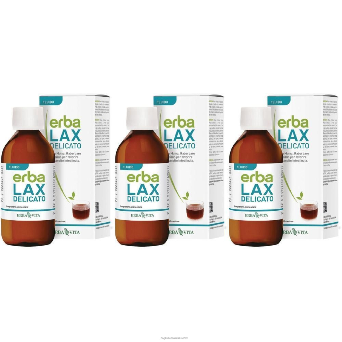 Acquista Online erbalax fluido 200 ml 3x200 ml soluzione e Cerca l'offerta più bassa