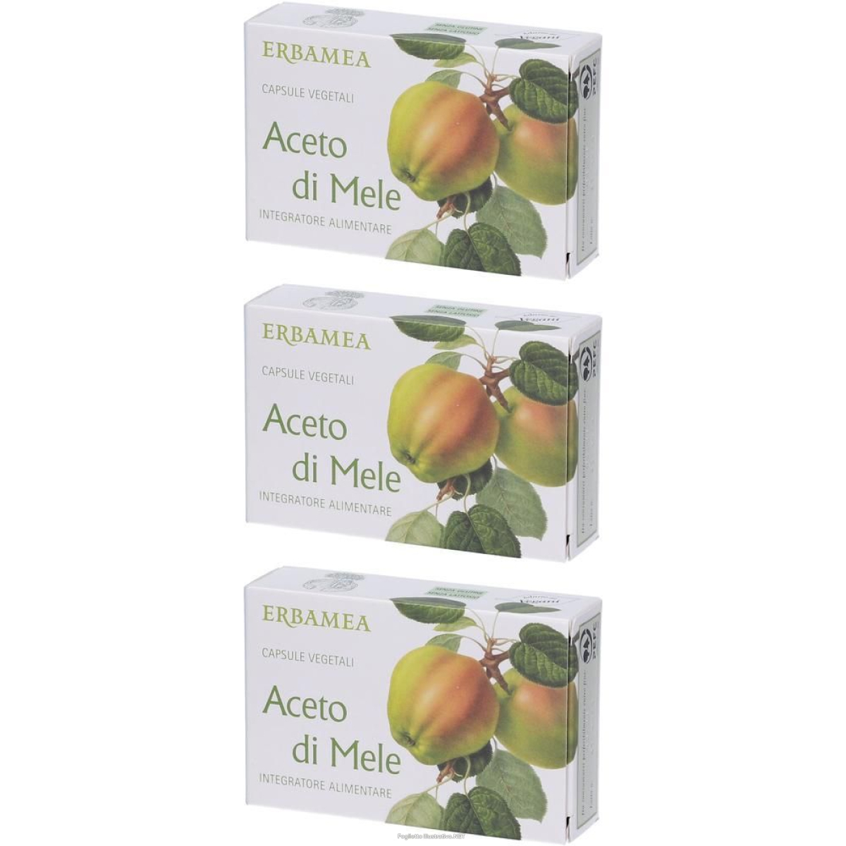 Acquista Online erbamea aceto di mele capsule vegetali 3x16,5 g e Cerca l'offerta più bassa