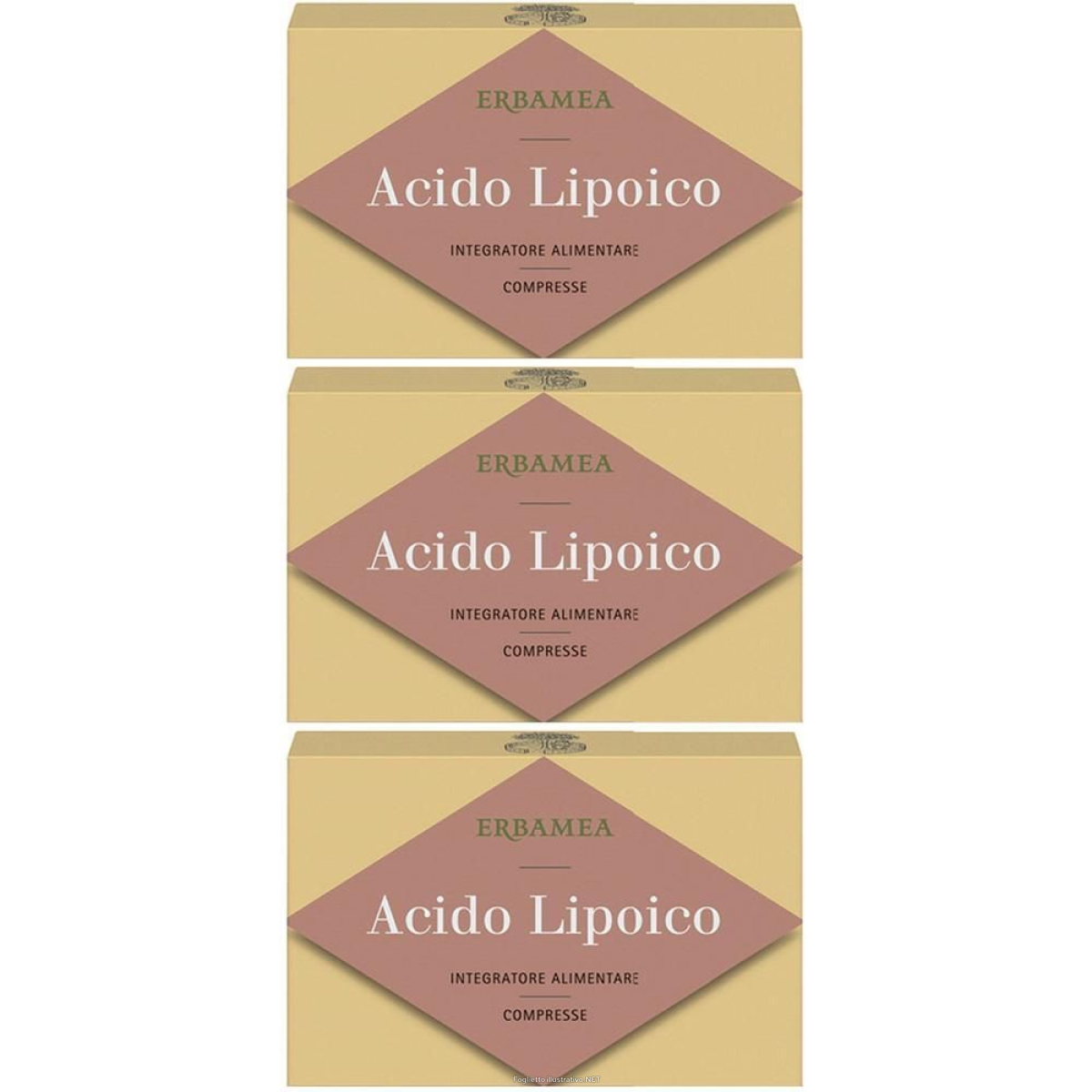 Acquista Online erbamea acido lipoico compresse 3x19,2 g e Cerca l'offerta più bassa